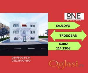 Trosoban,odlicna gradnja,Sajlovo